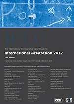 The International Comparative Legal Guide to: International Arbitration 2017